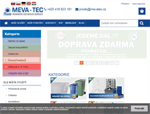 Tablet Screenshot of mevatec.cz